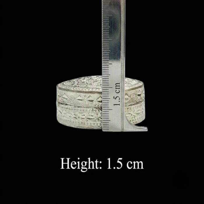 Silver Box | Chandi ki Dabbi - Oval - Medium - Image 5