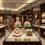 Meenakari Big Jhumkas | Party Wear Dangler Earrings - Image 3