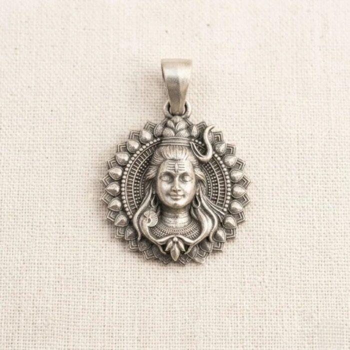 Shiva Silver Pendant | 925 sterling silver - Image 6
