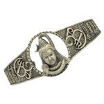 925 Sterling Silver Shiva Kada / Bracelet - Image 3