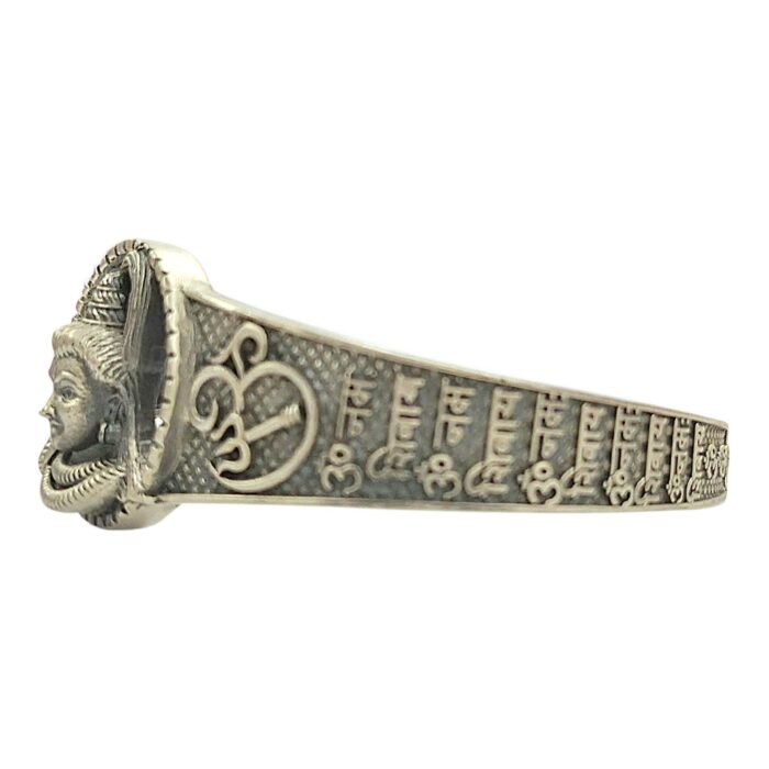 925 Sterling Silver Shiva Kada / Bracelet - Image 6