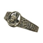 925 Sterling Silver Shiva Kada / Bracelet - Image 7