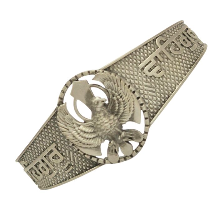 925 Sterling Silver Wahe-Guru Kada / Bracelet - Image 4