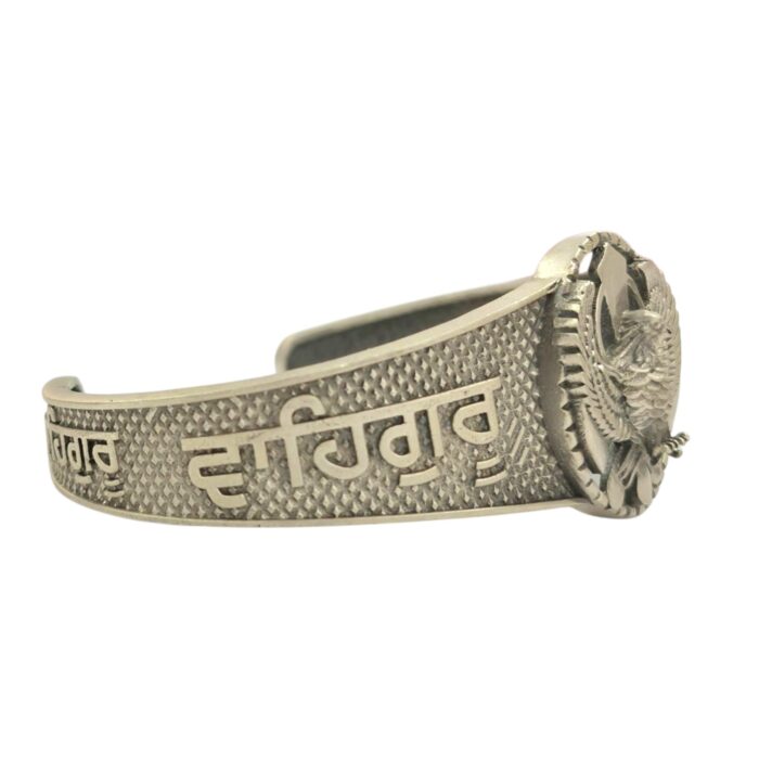 925 Sterling Silver Wahe-Guru Kada / Bracelet - Image 2
