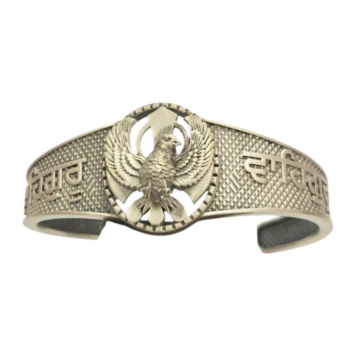 925 Sterling Silver Wahe-Guru Kada / Bracelet - Image 5