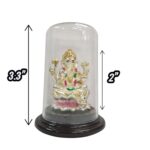 Dimensions of Pure Silver Ganesha Idol in dome
