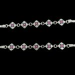 Pair of Pure Silver Anklets - 10.5 inch | Pure silver ankle bracelet - Image 4