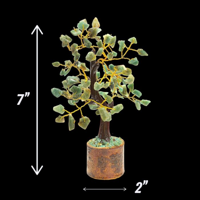 Green Aventurine Crystal Tree for Heart Chakra
