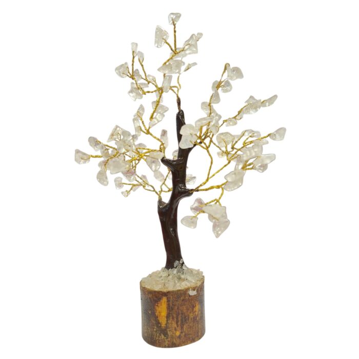 Crystal Healing Energy & Feng Shui Décor | Clear quartz crystal gemstone tree - Small - Image 2