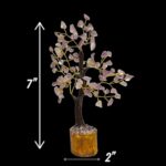 Crystal Healing Energy & Feng Shui Décor |  Amethyst crystal gemstone tree - Small - Image 4