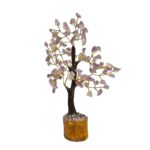 Crystal Healing Energy & Feng Shui Décor |  Amethyst crystal gemstone tree - Small - Image 3