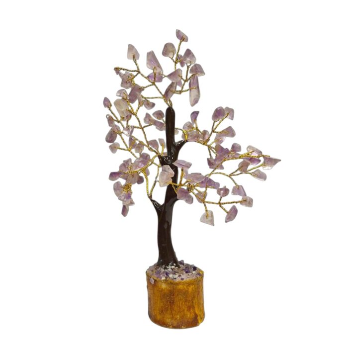 Crystal Healing Energy & Feng Shui Décor |  Amethyst crystal gemstone tree - Small - Image 3