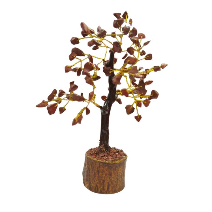 Crystal Healing Energy & Feng Shui Décor |  Red Jasper Crystal Gemstone Tree - Small - Image 2