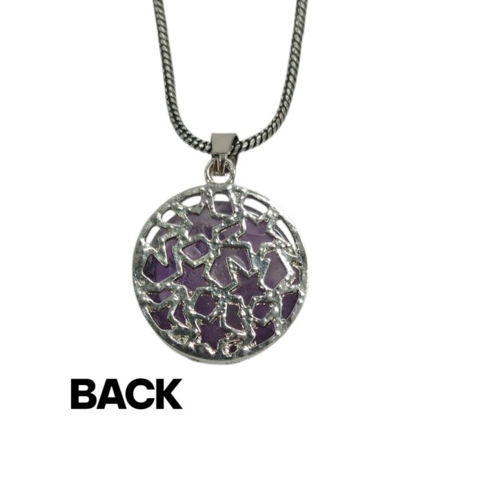Amethyst natural stone necklace - Cat - Image 7