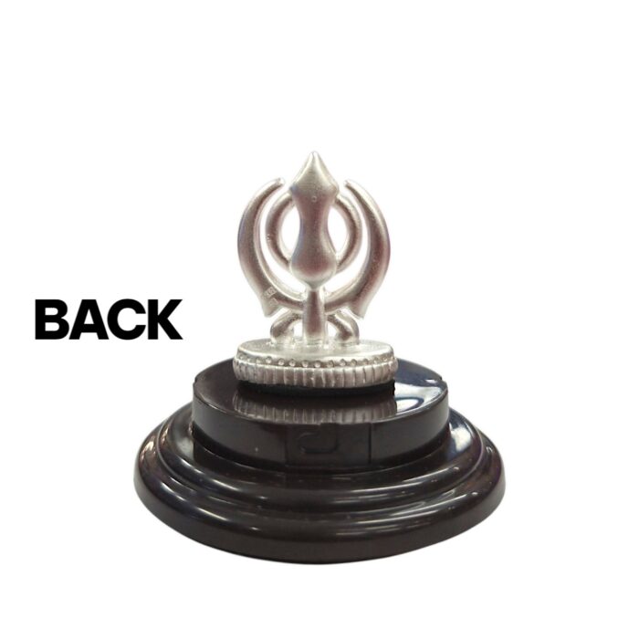 999 pure silver Khanda Sahib - Image 4