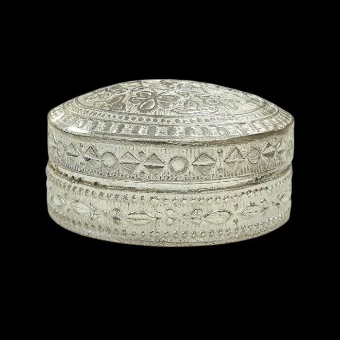Silver Box | Chandi ki Dabbi - Round - Big - Image 8