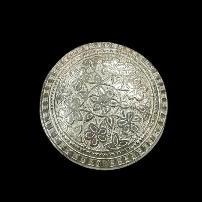 Silver Box | Chandi ki Dabbi - Round - Big - Image 5