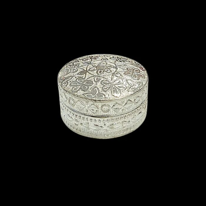 Silver Box | Chandi ki Dabbi - Round - Medium - Image 5
