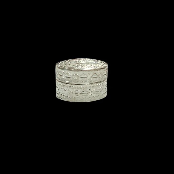 Silver Box | Chandi ki Dabbi - Round - Small - Image 2