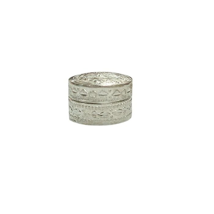 Silver Box | Chandi ki Dabbi - Round - Small - Image 12