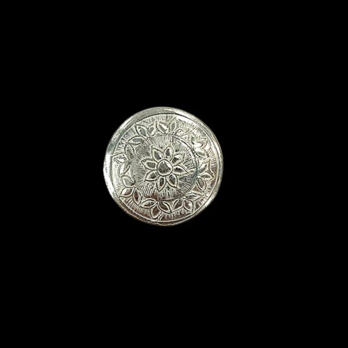 Silver Box | Chandi ki Dabbi - Round - Small - Image 3