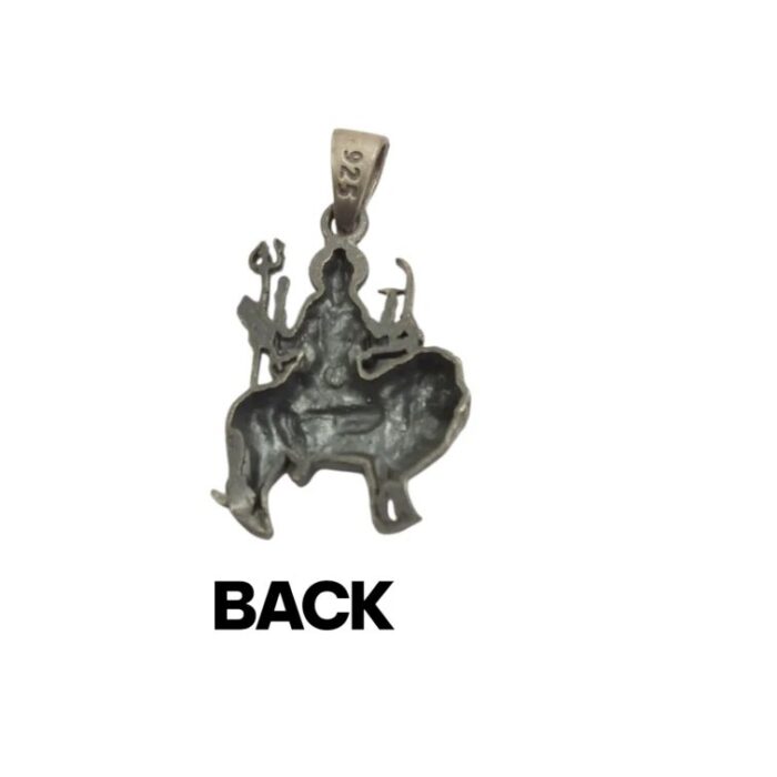 Pure Silver Ambe Maa Pendant | Durga Mata Chandi Ka pendant - Image 6