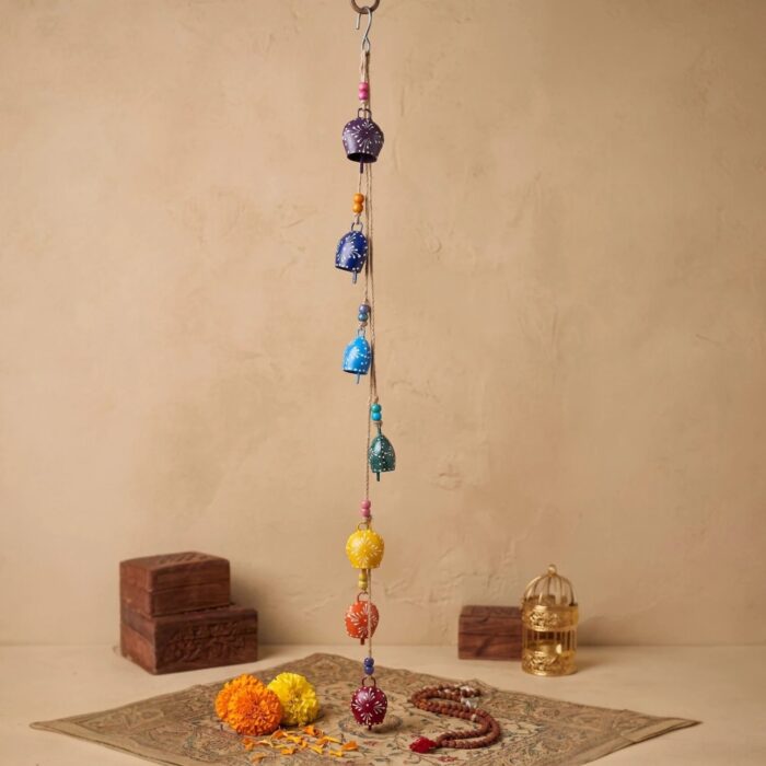 Handmade Chakra Wind Chimes | 7 Chakra Wall Hanging for Home
