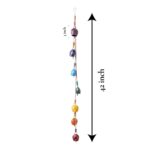Chakra Wind Chimes for Meditation Room | Dimensions