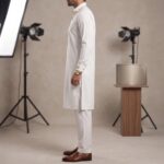 Super trending Japanese Fabric Pathani Kurta Pajama for Men