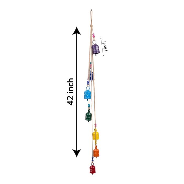 Chakra Wind Chimes for Meditation Room | Dimensions