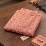 Peach sequin work Kurta - Size 42 only - Image 5