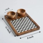 Dimensions of the wooden serving platter