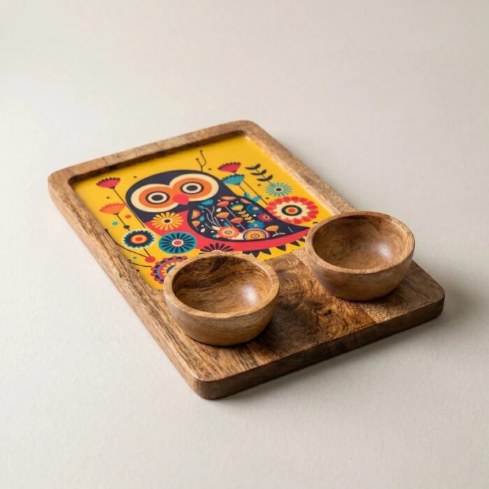 Style statement for your Living - Dinning Room | Get the Trending wooden platter