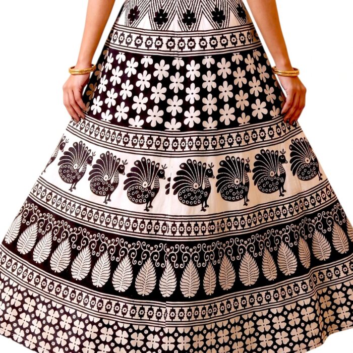 Free size cotton skirt with drawstring | Comfortable cotton skirt for casual wear