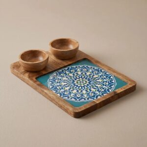 2 Bowl charcuterie board| Perfect statement for your Dinning room