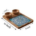 Dimensions of the wooden serving platter