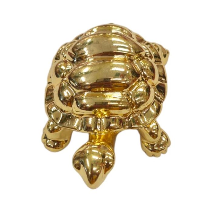 24K Gold Plated Tortoise Figurine - Image 4