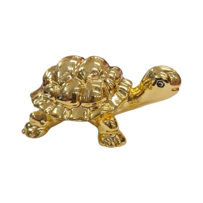 24K Gold Plated Tortoise Figurine - Image 2