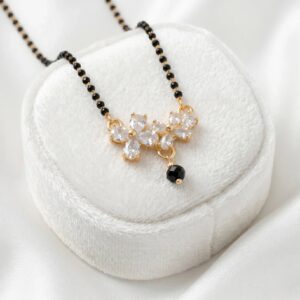 Gold plated Ad stone Mangalsutra | Indian mangalsutra for wedded women