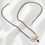 Ethnic mangalsutra with premium gold plating and sparkling AD stones