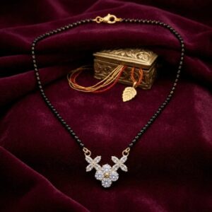 Gold plated Ad stone Mangalsutra | Indian mangalsutra for wedded women