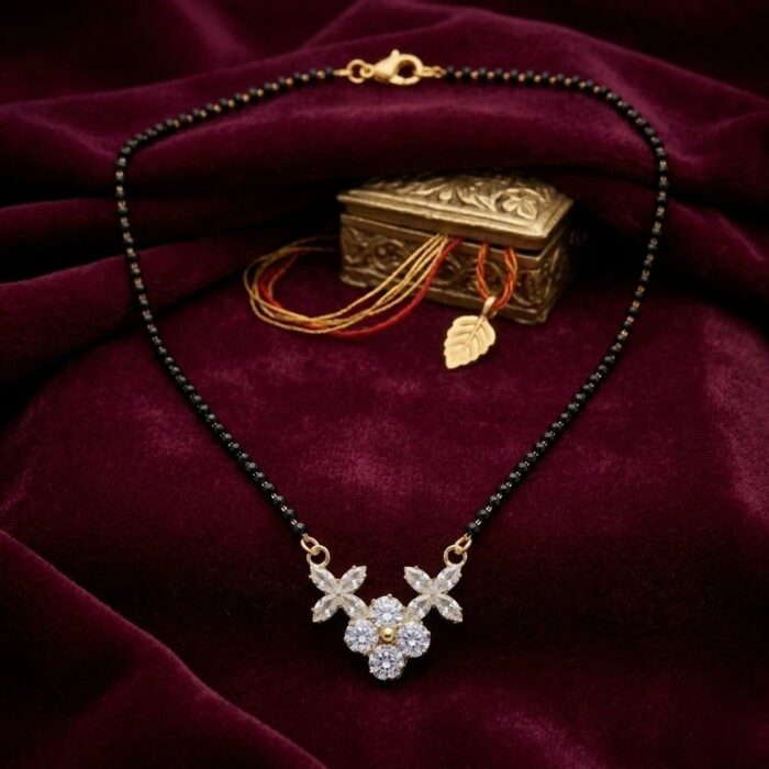 Gold plated Ad stone Mangalsutra | Indian mangalsutra for wedded women