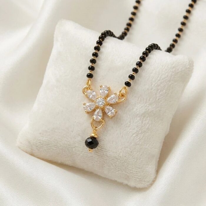 Gold plated Ad stone Mangalsutra | Indian mangalsutra for wedded women