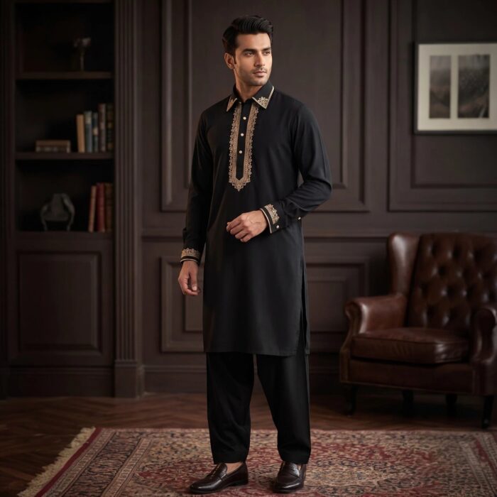 Ethnic Wedding wear Pathani Kurta Pajama for Men