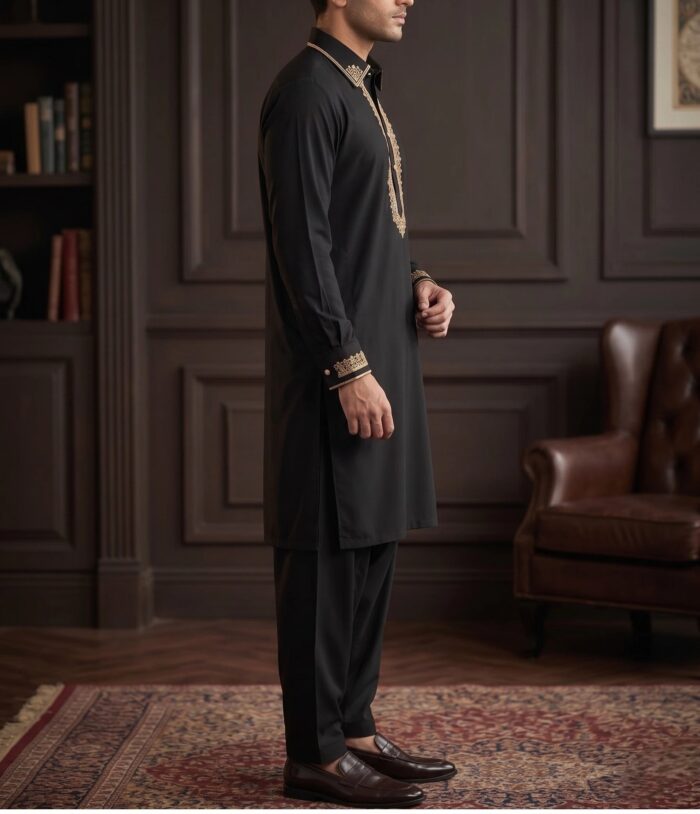 Side profile for the super comfortable Kurta Pajama for Men