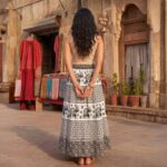 Comfortable cotton skirt for casual wear | Free size cotton skirt with drawstring