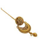 Traditional Rajasthani Borla - Kundan stones | Maang Tikka - Image 5