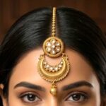 Traditional Rajasthani Borla - Kundan stones | Maang Tikka