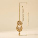 Traditional Rajasthani Borla - Kundan stones | Maang Tikka - Image 7