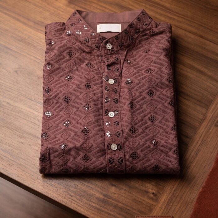 Brown Kurta for Men | Ethnic Party wear Kurta